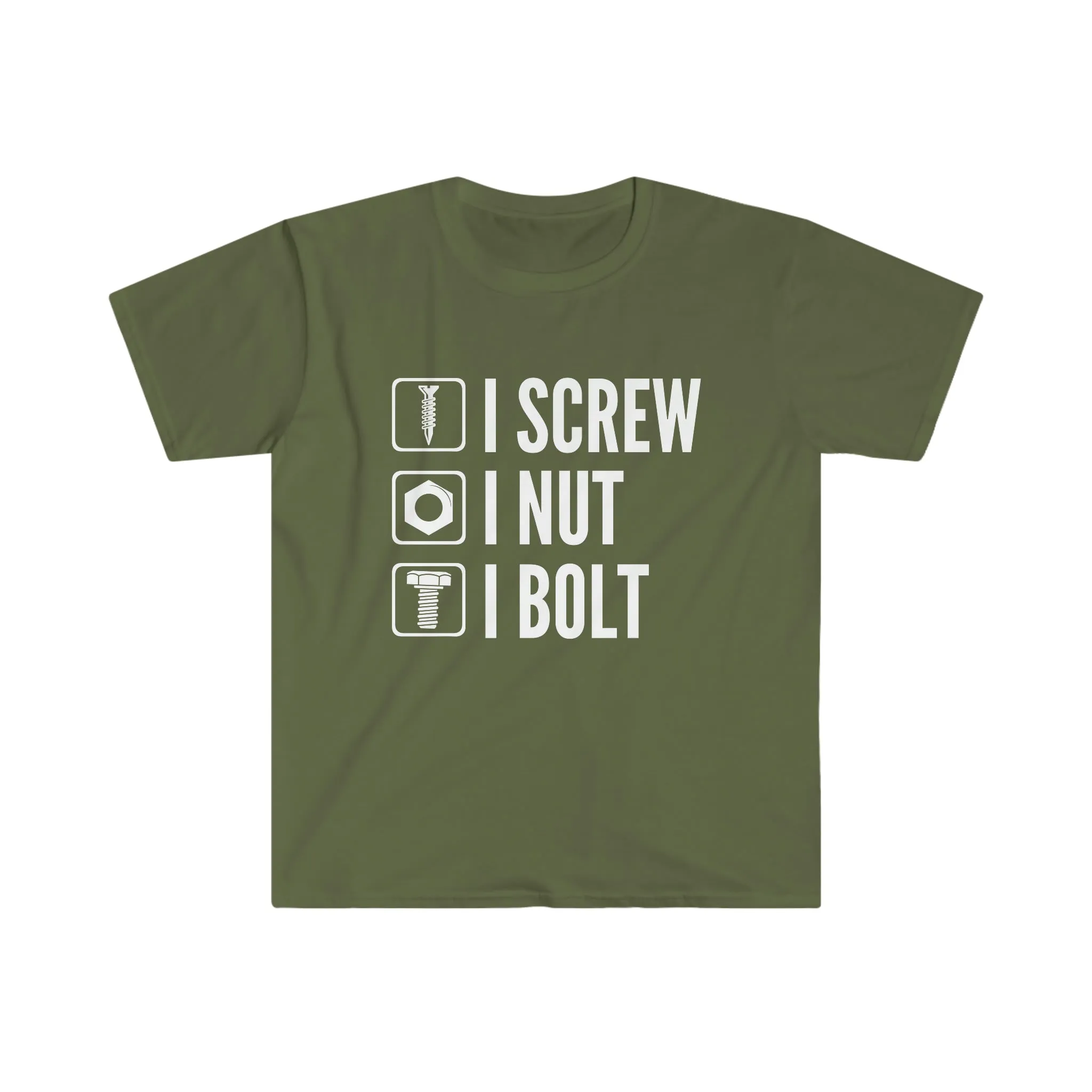 I Screw I Nut I Bolt Unisex Softstyle T-Shirt