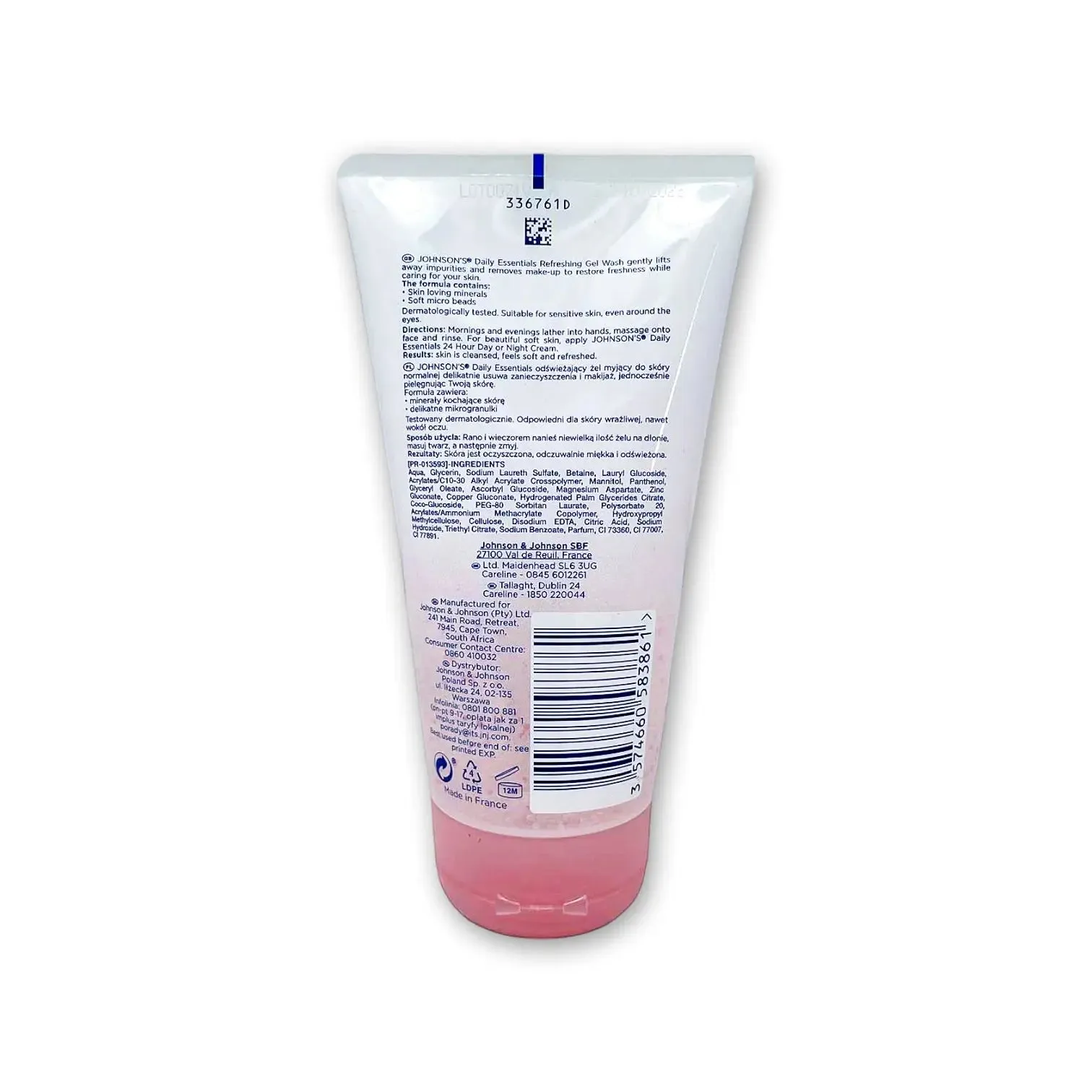 Johnsons Refreshing Gel Wash 150ml