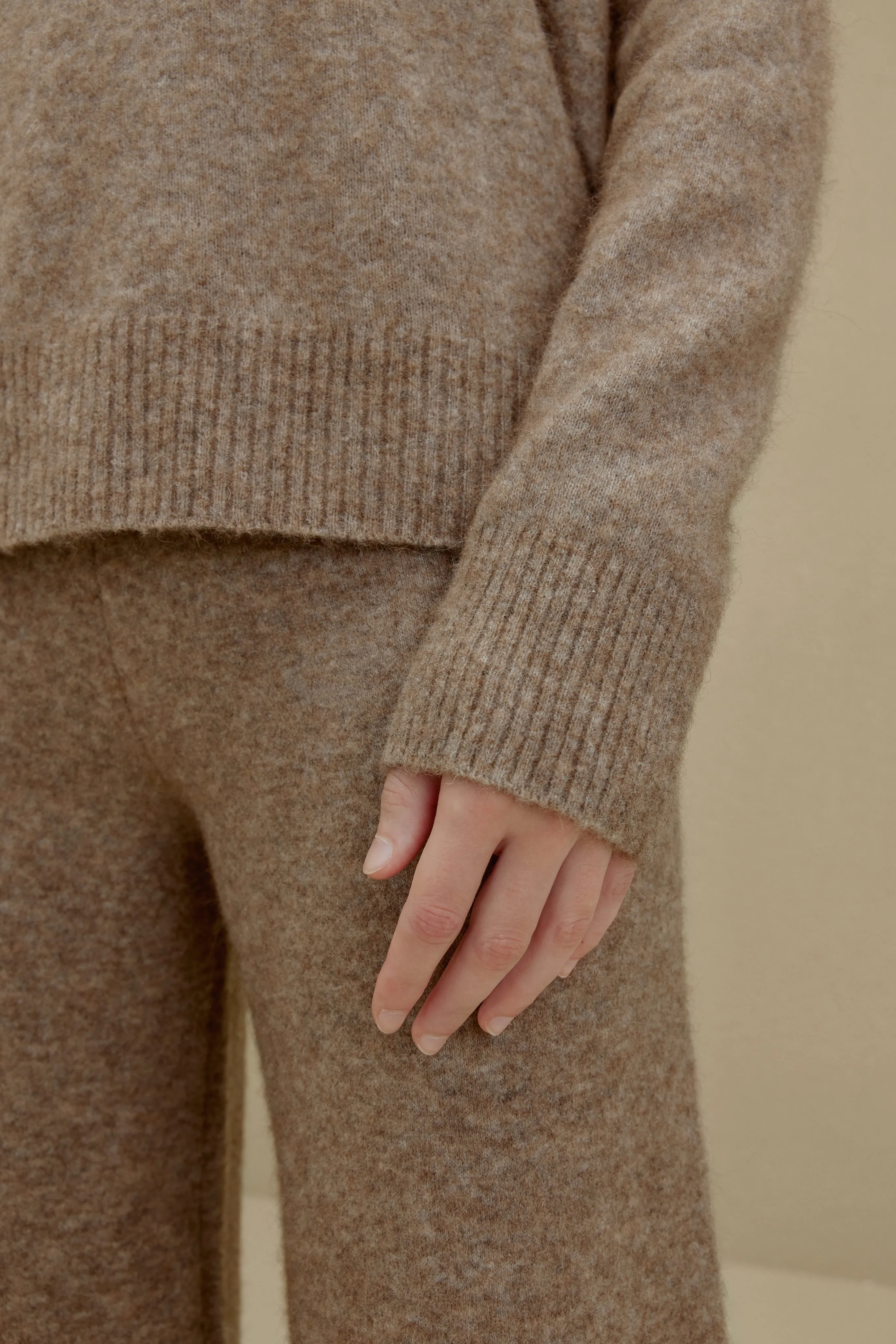 Knitted V-Neck Sweater