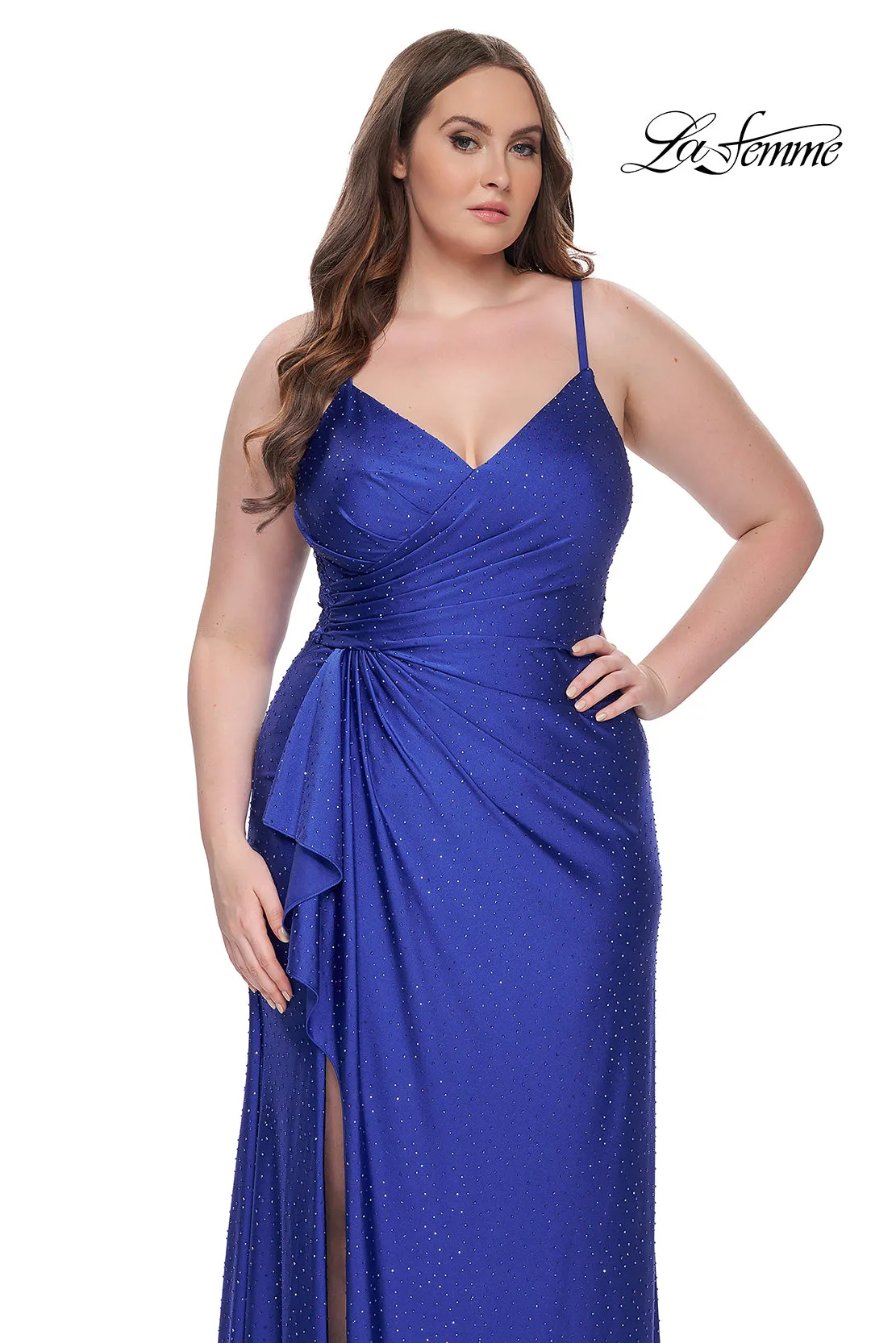 La Femme 31309 Laceback Hot Stone Slit