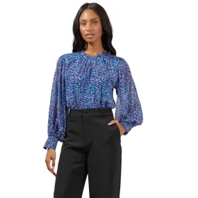 Lander Floral Balloon Sleeve Blouse