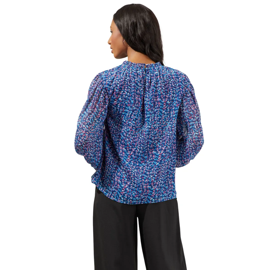 Lander Floral Balloon Sleeve Blouse