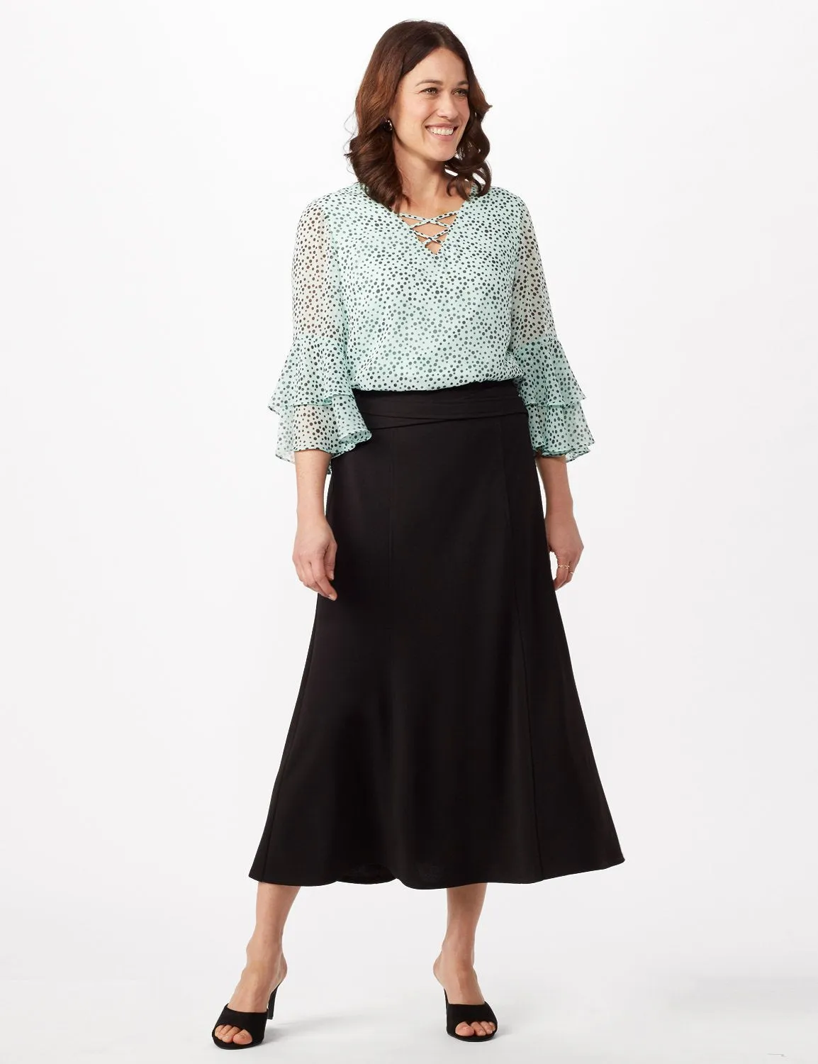 Long Flippy Skirt