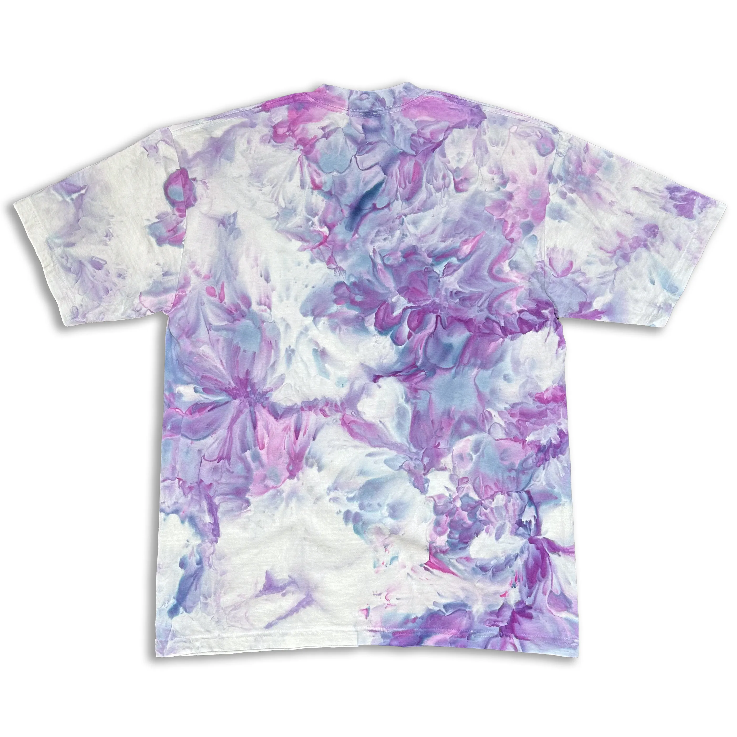 looking up tee - hand dyed