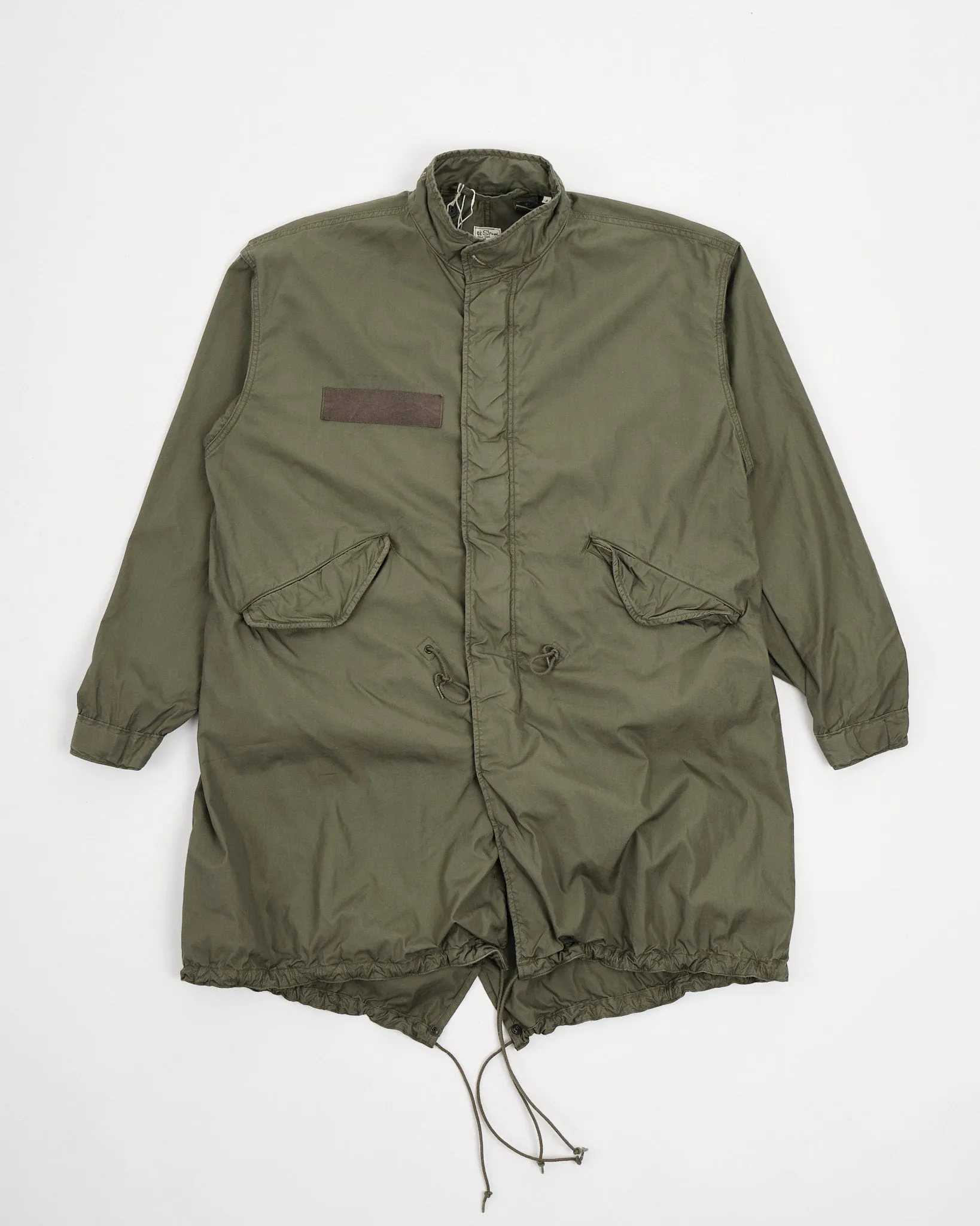 Vintage-Inspired M-65 Fishtail Parka in Army Green - Military Style Coat for Men