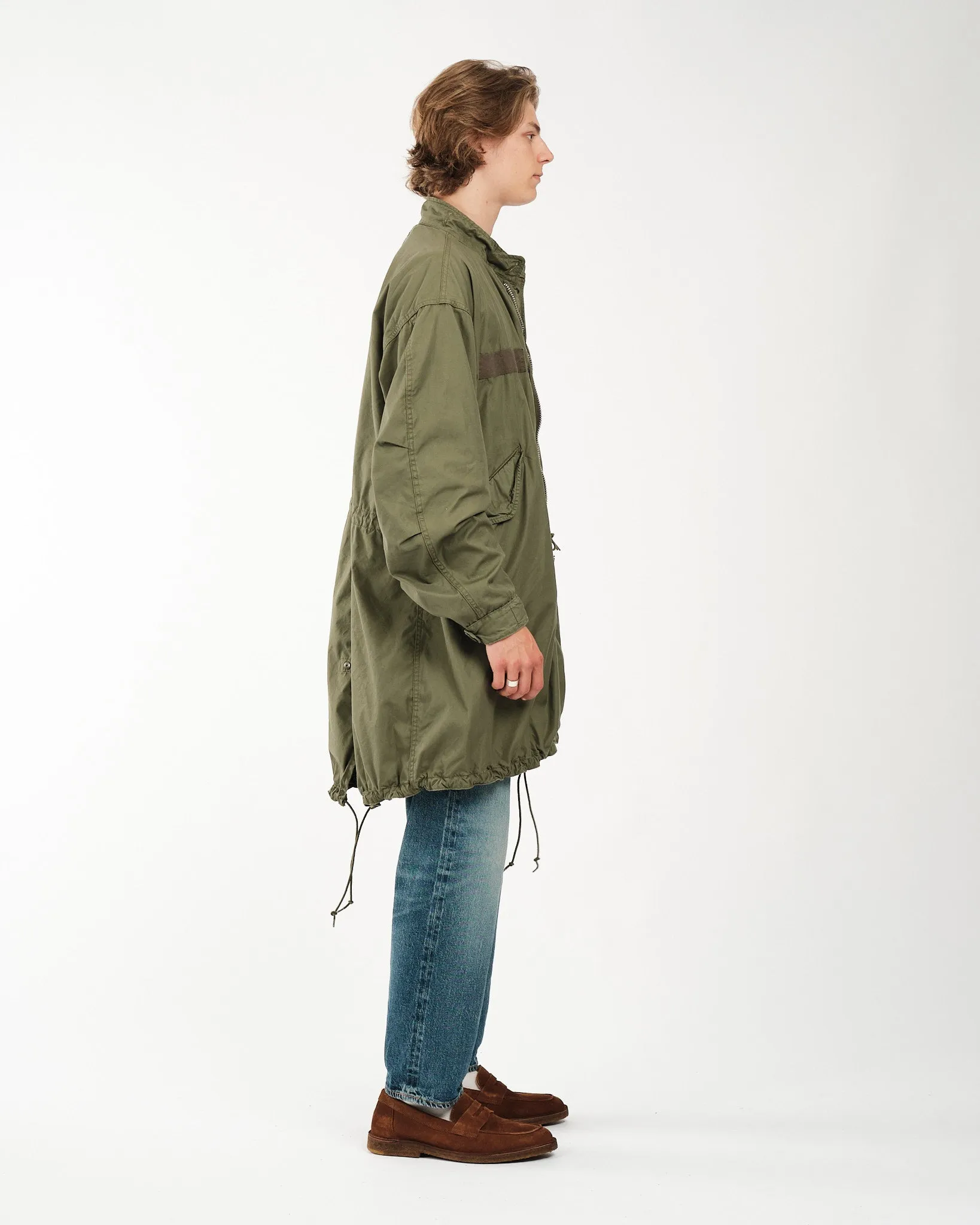 Vintage-Inspired M-65 Fishtail Parka in Army Green - Military Style Coat for Men