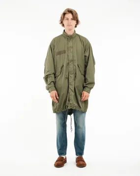 Vintage-Inspired M-65 Fishtail Parka in Army Green - Military Style Coat for Men