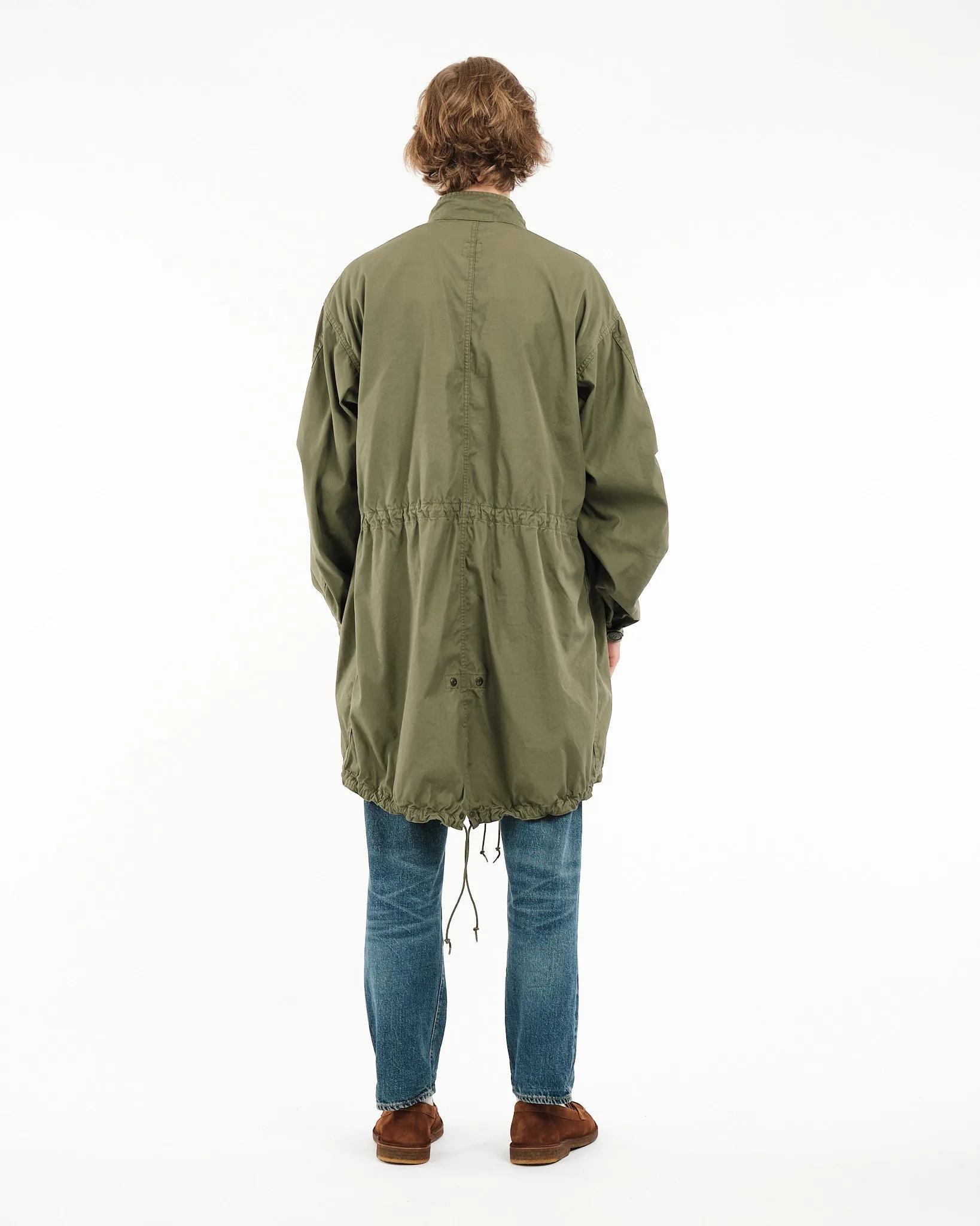 Vintage-Inspired M-65 Fishtail Parka in Army Green - Military Style Coat for Men