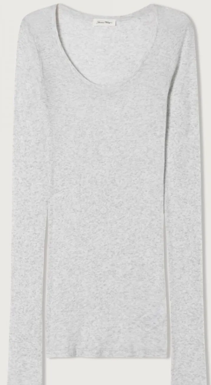 Massachusetts long sleeve scoop neck T