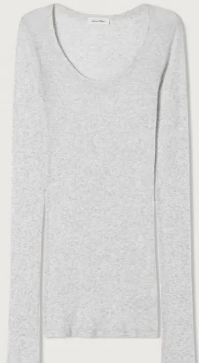 Massachusetts long sleeve scoop neck T
