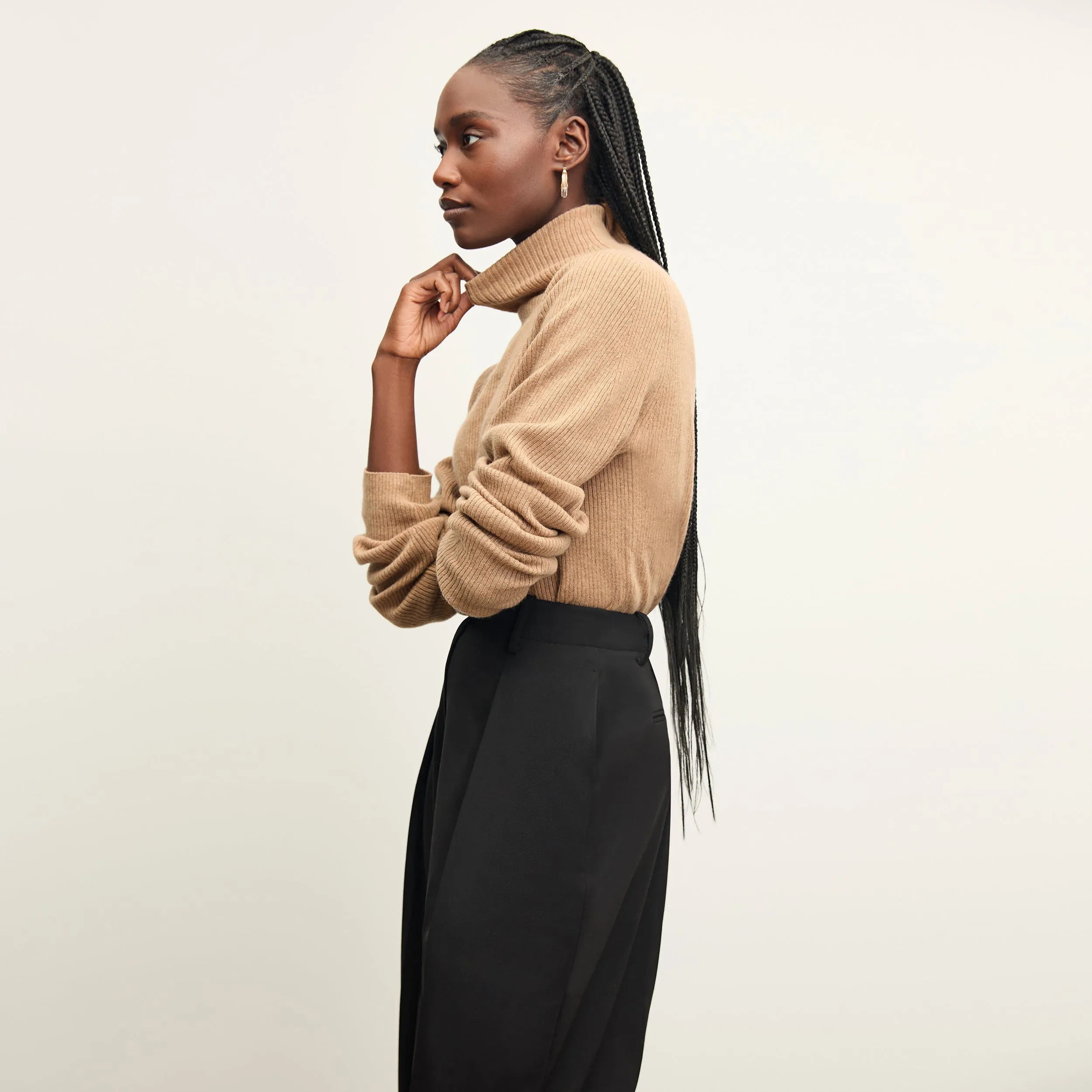 McKenzie Sweater - Cashmere :: Deep Flax