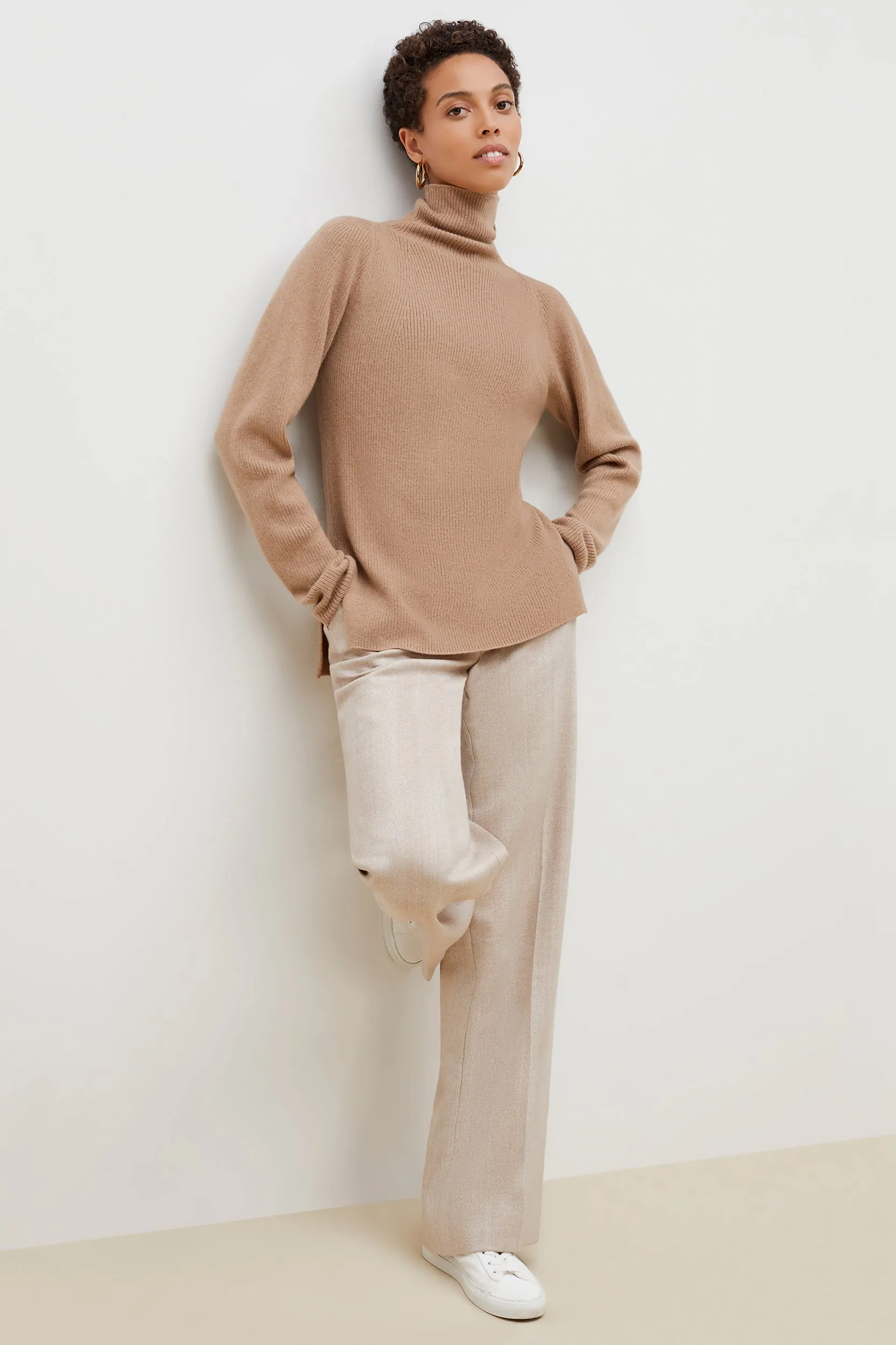 McKenzie Sweater - Cashmere :: Deep Flax