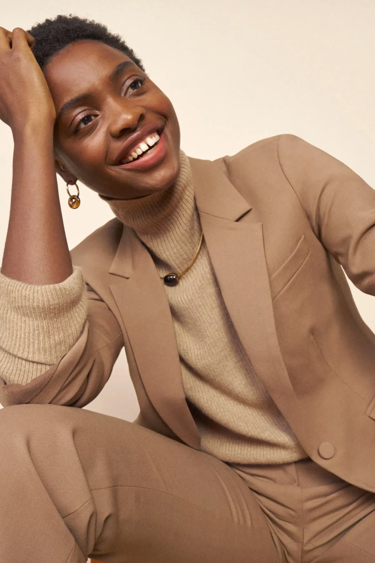 McKenzie Sweater - Cashmere :: Deep Flax
