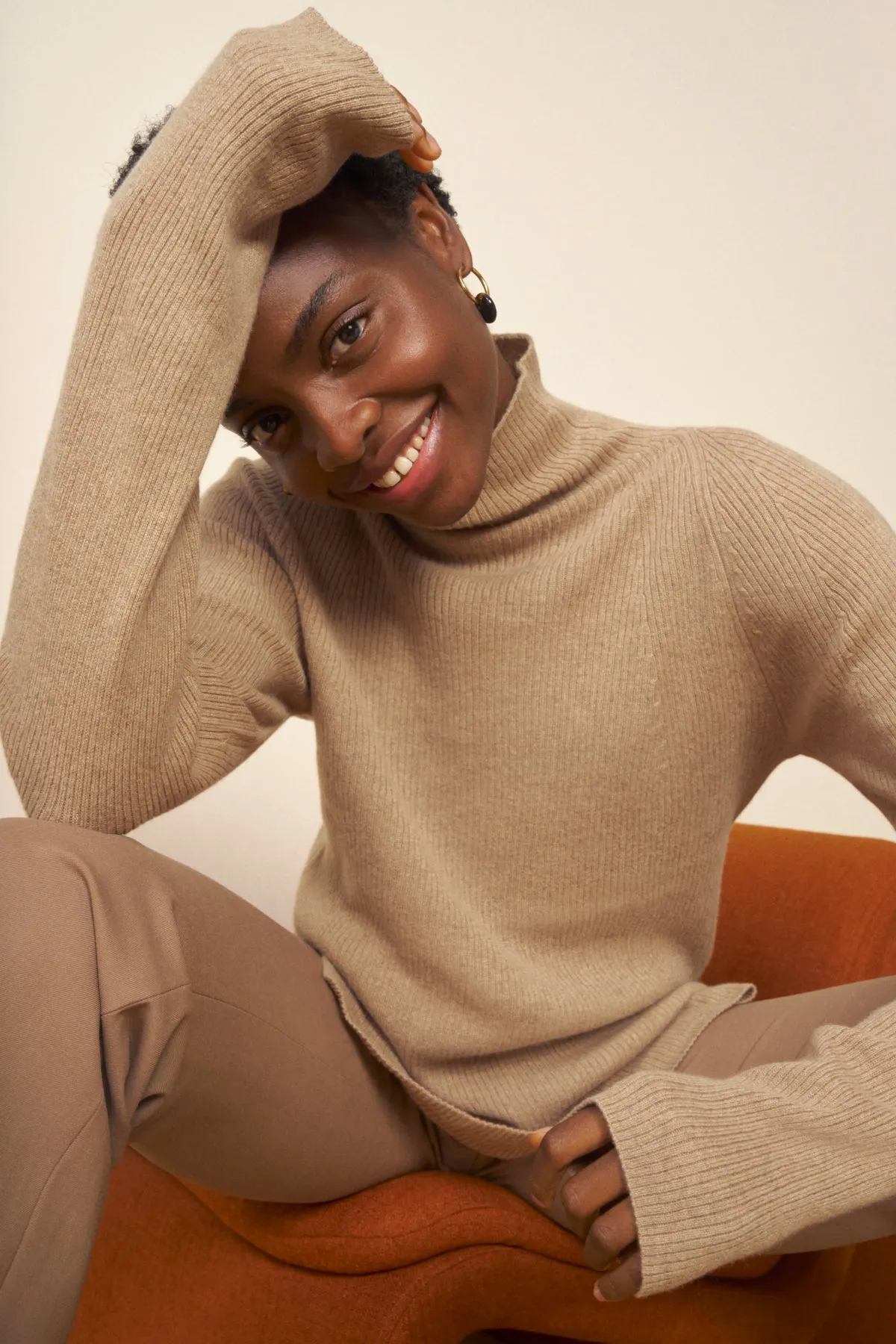 McKenzie Sweater - Cashmere :: Deep Flax