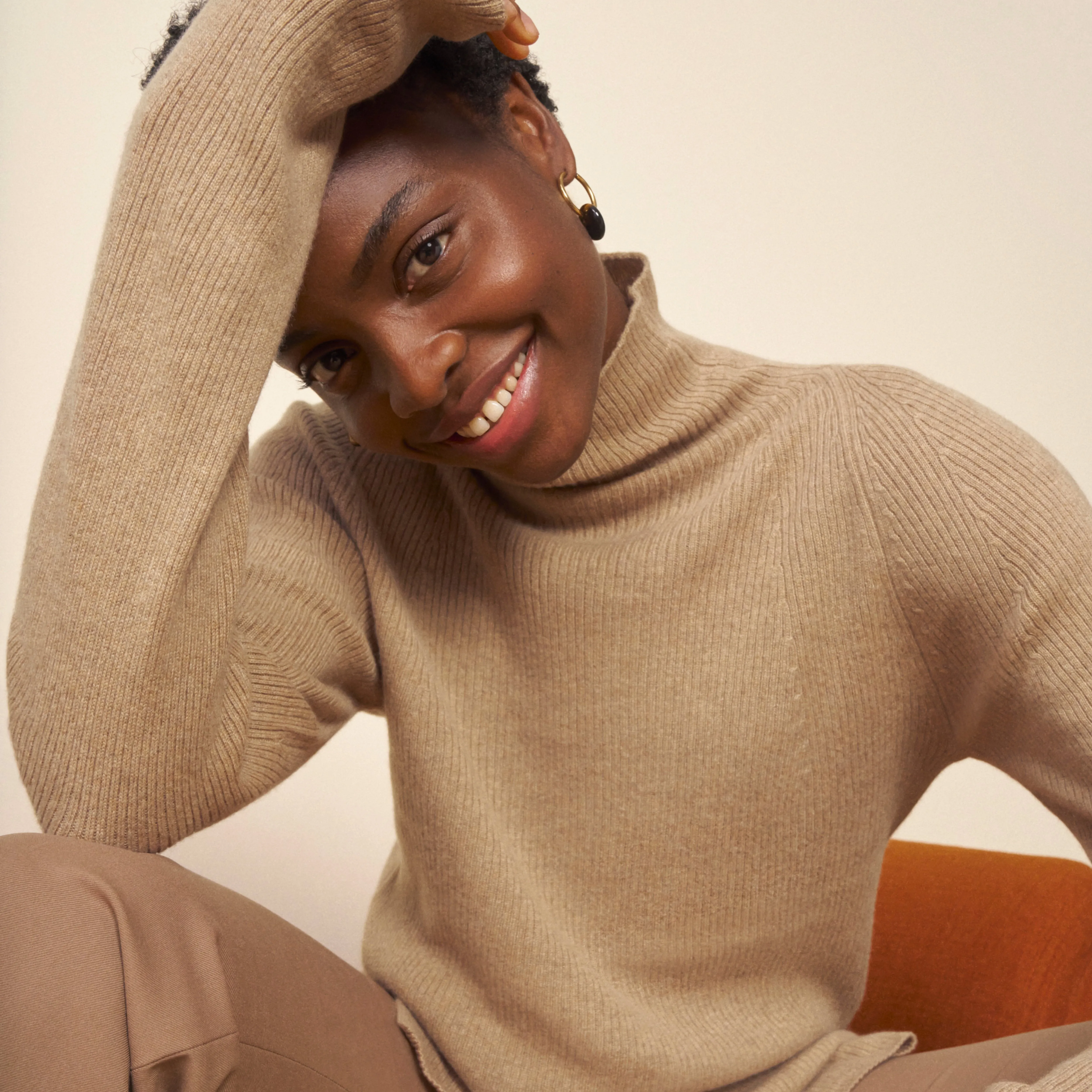 McKenzie Sweater - Cashmere :: Deep Flax