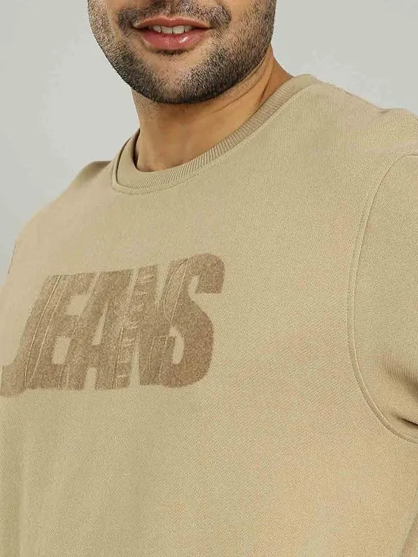 Men Graphic Full Sleeve Crew Neck Sweatshirt