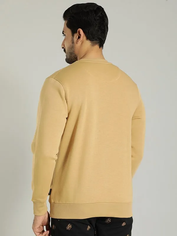 Men Graphic Full Sleeve Crew Neck Sweatshirt
