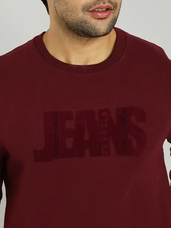 Men Graphic Full Sleeve Crew Neck Sweatshirt