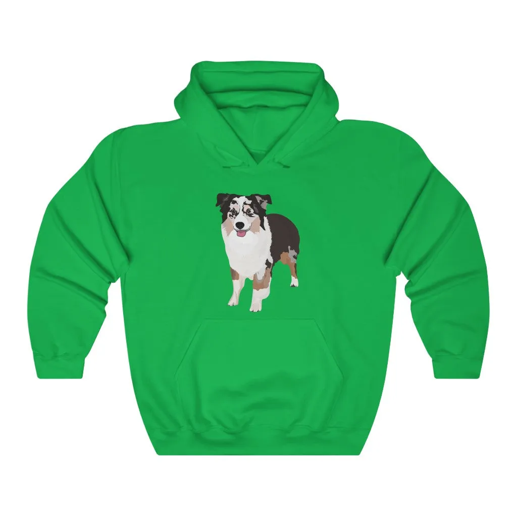 Miniature American Shepherd Unisex Heavy Blend™ Hooded Sweatshirt, S - 5XL, 12 Colors, FREE Shipping, Made in the USA!!