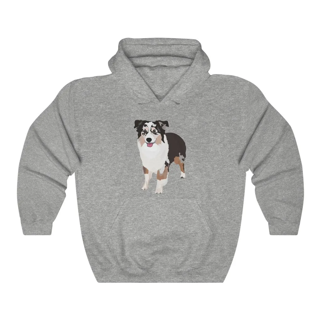 Miniature American Shepherd Unisex Heavy Blend™ Hooded Sweatshirt, S - 5XL, 12 Colors, FREE Shipping, Made in the USA!!