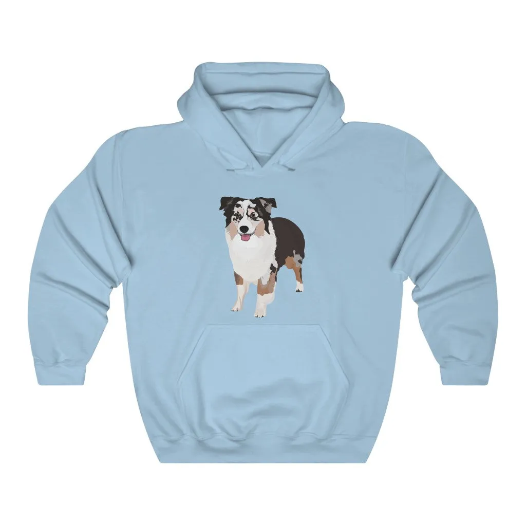 Miniature American Shepherd Unisex Heavy Blend™ Hooded Sweatshirt, S - 5XL, 12 Colors, FREE Shipping, Made in the USA!!