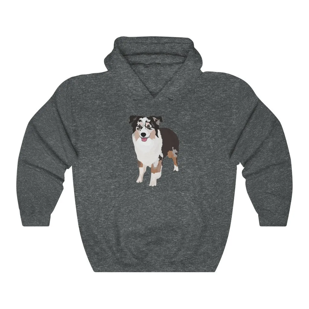 Miniature American Shepherd Unisex Heavy Blend™ Hooded Sweatshirt, S - 5XL, 12 Colors, FREE Shipping, Made in the USA!!