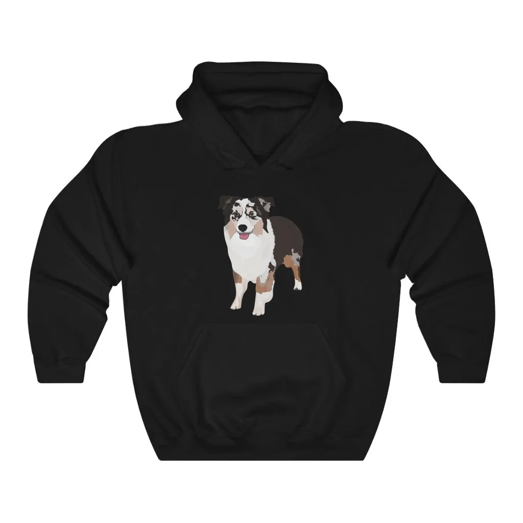 Miniature American Shepherd Unisex Heavy Blend™ Hooded Sweatshirt, S - 5XL, 12 Colors, FREE Shipping, Made in the USA!!