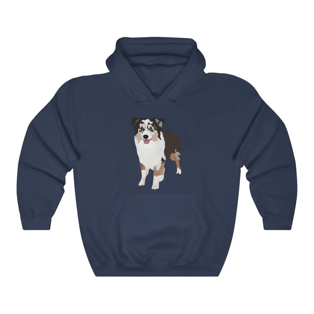 Miniature American Shepherd Unisex Heavy Blend™ Hooded Sweatshirt, S - 5XL, 12 Colors, FREE Shipping, Made in the USA!!
