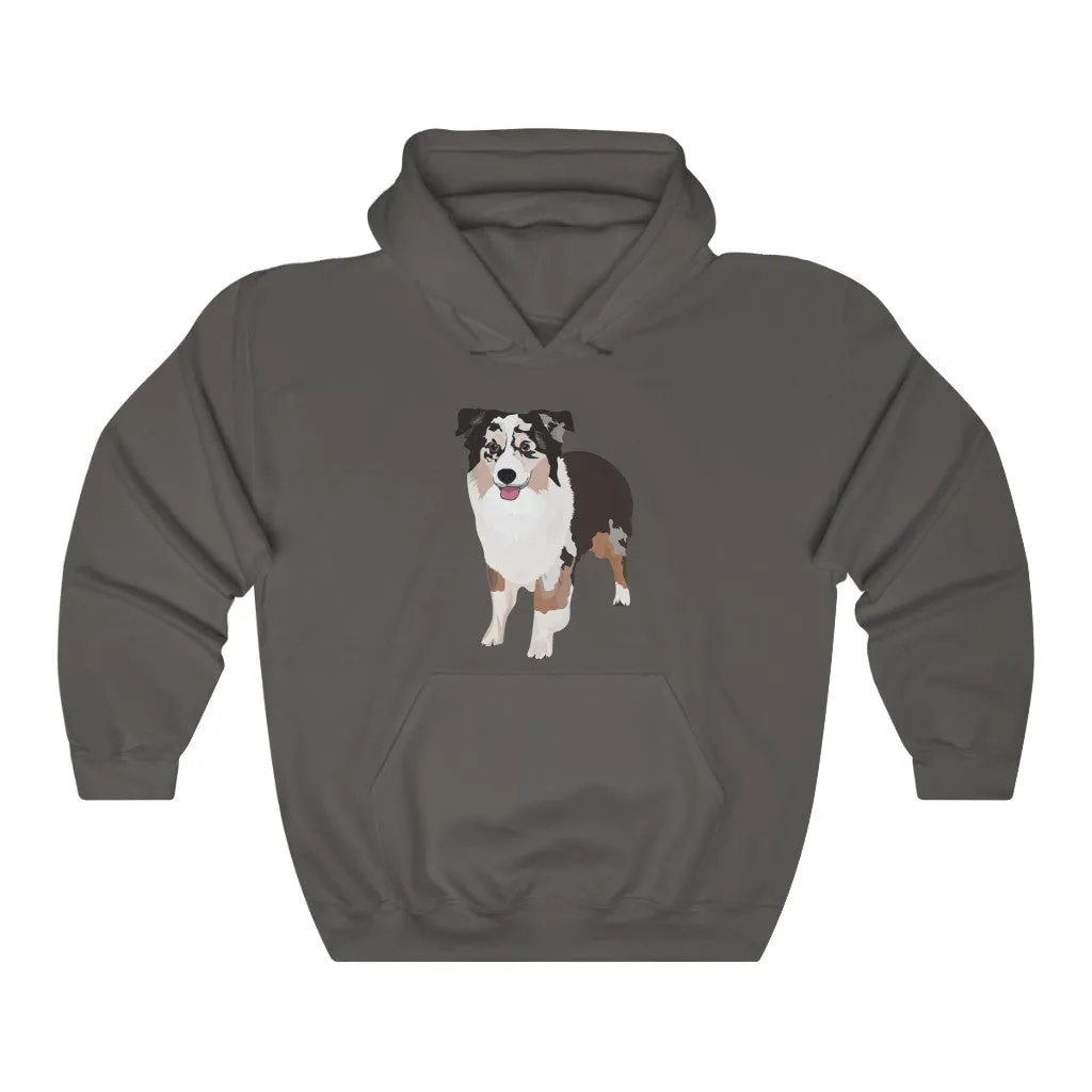 Miniature American Shepherd Unisex Heavy Blend™ Hooded Sweatshirt, S - 5XL, 12 Colors, FREE Shipping, Made in the USA!!