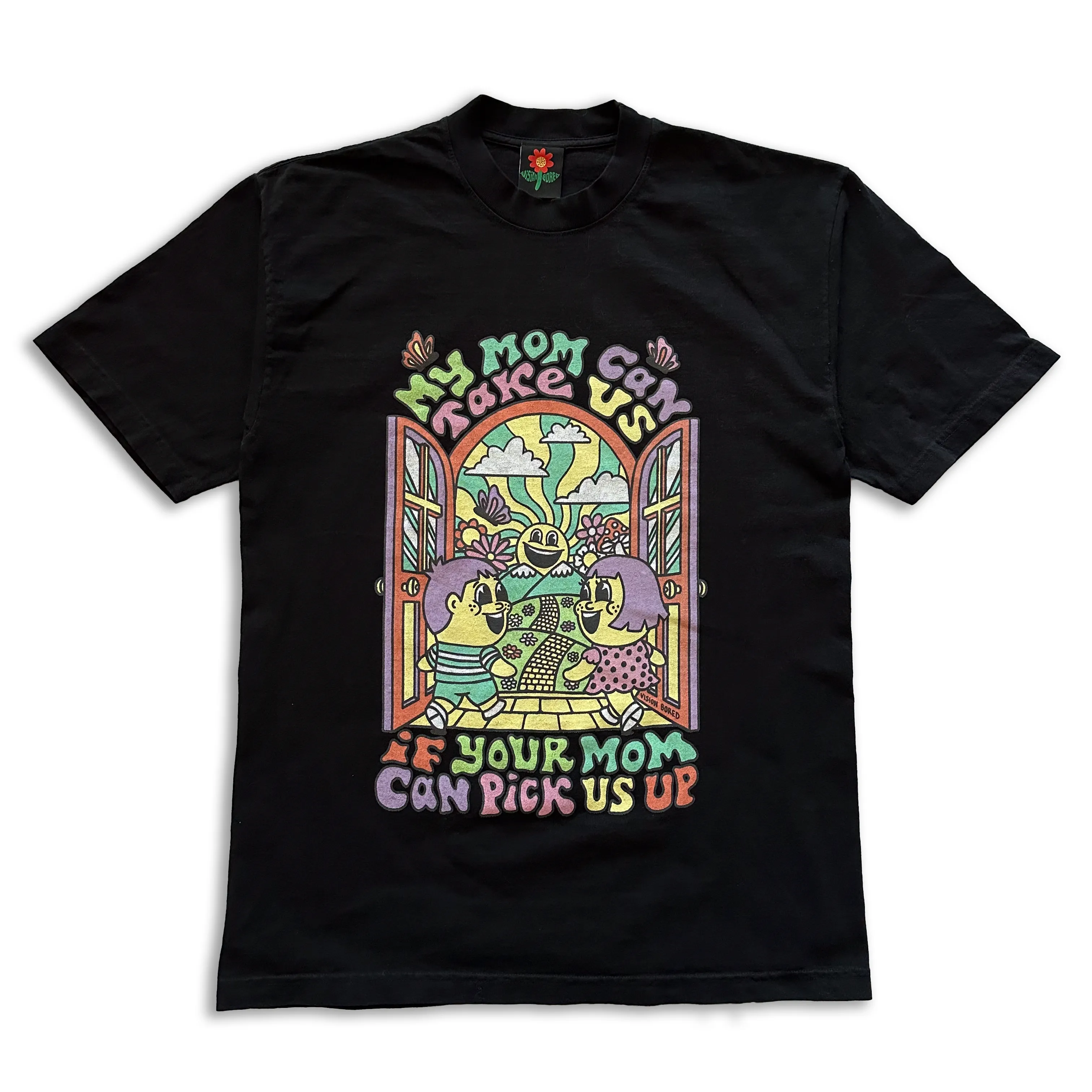 mom tee - black