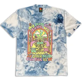 mom tee - deep blue