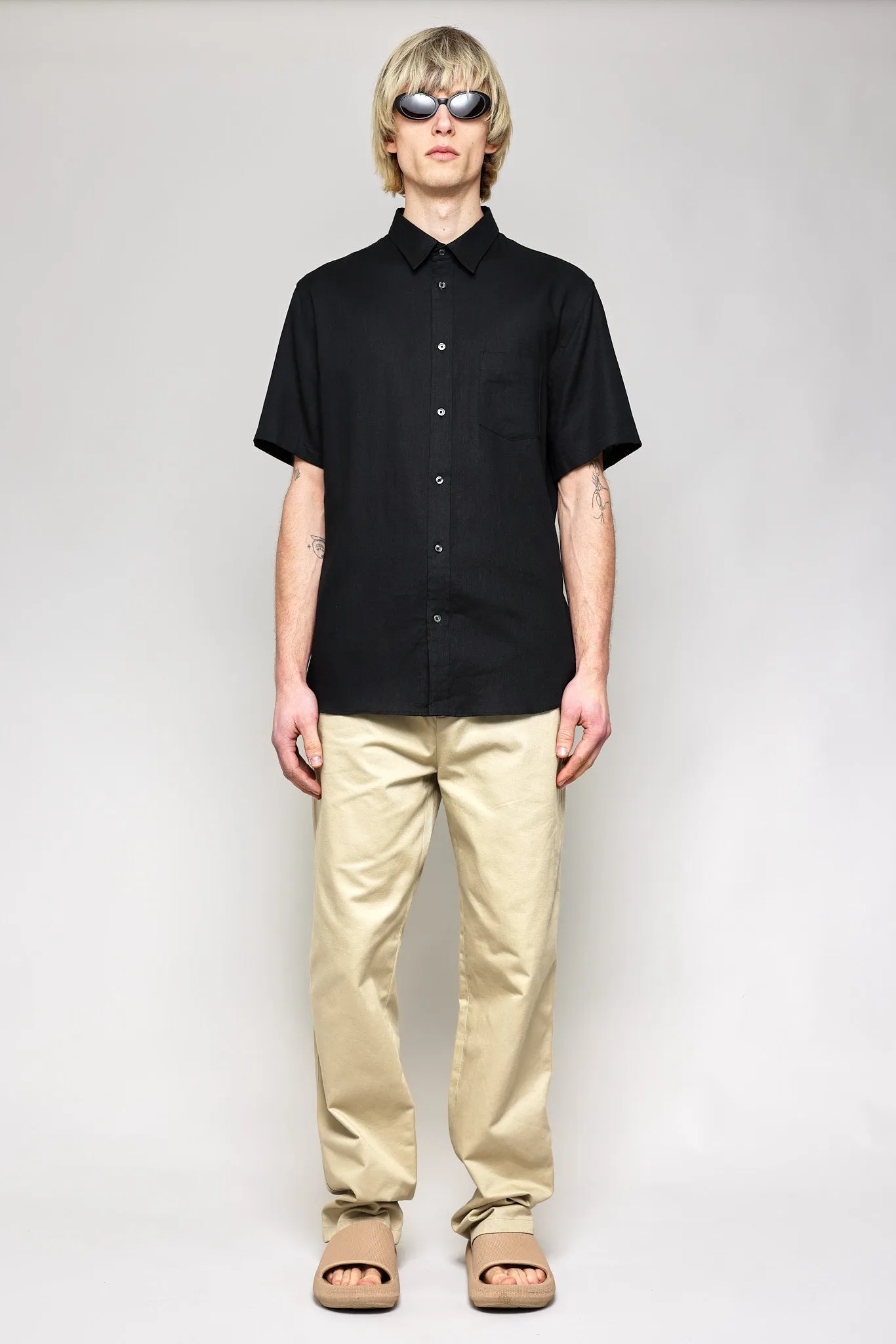 NS1146-88 Japanese Dyed Twill in Black