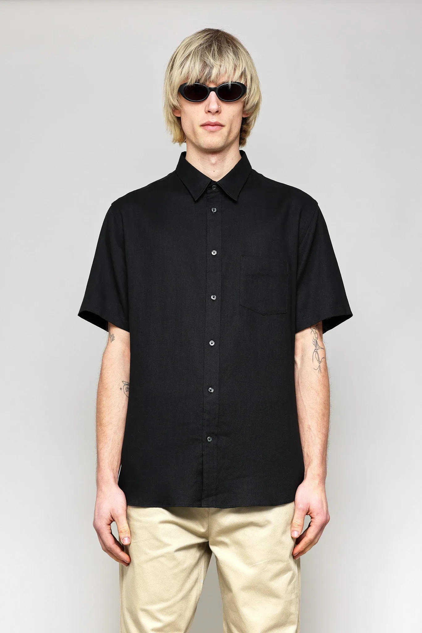 NS1146-88 Japanese Dyed Twill in Black