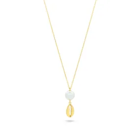 Ocean Breeze Pearl Shell Necklace