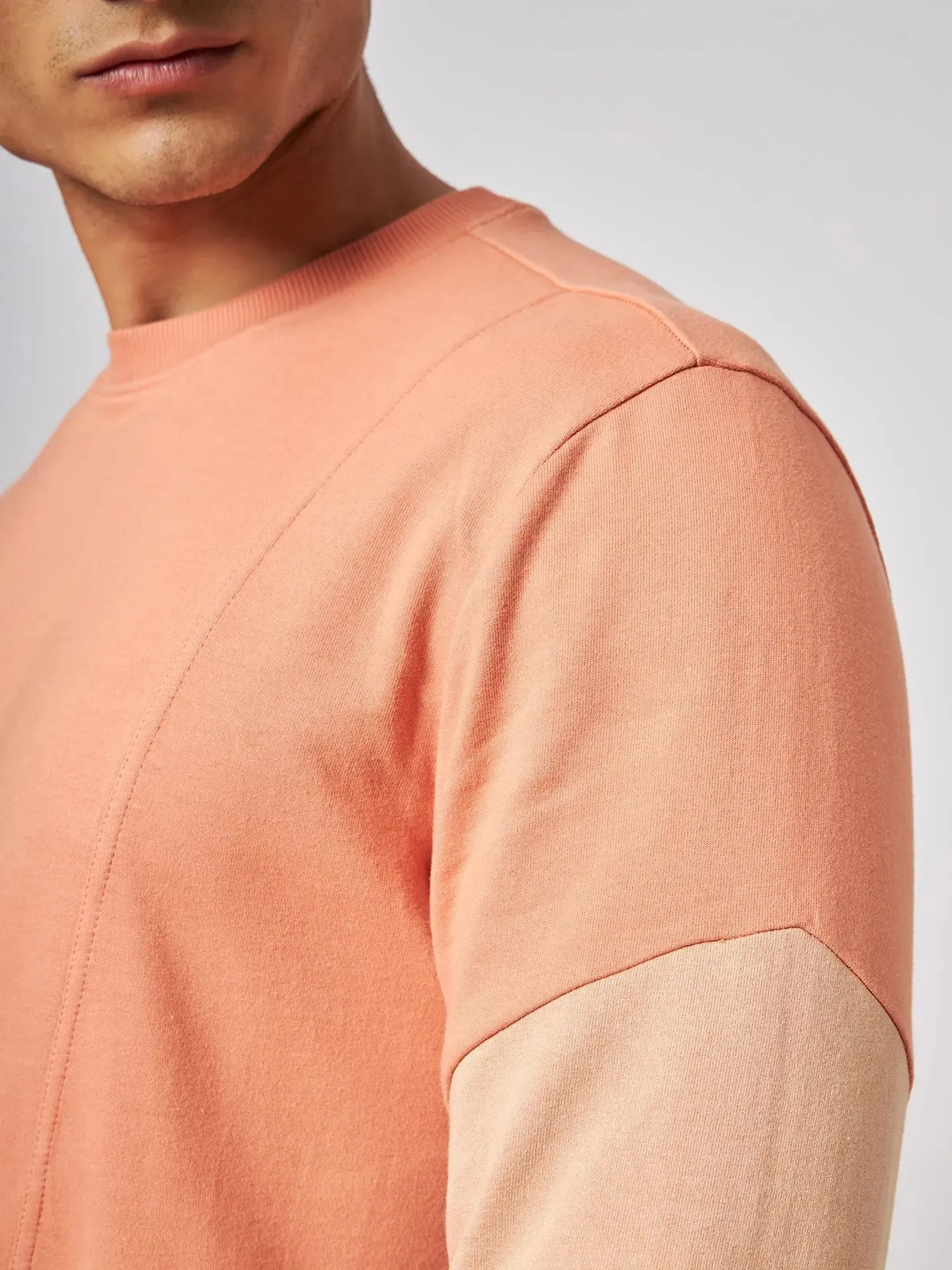 Osaka Orange Patchwork Sweatshirt
