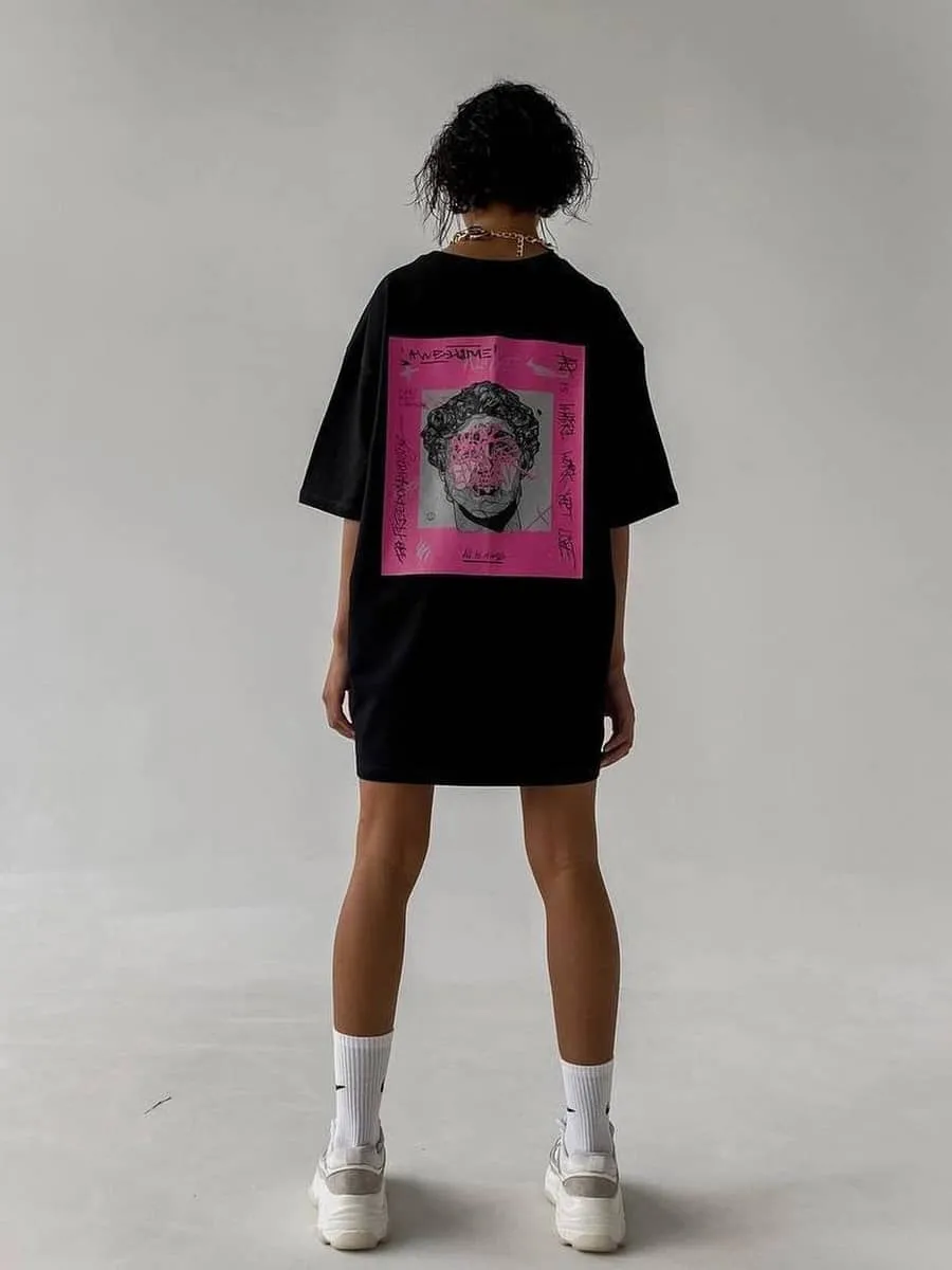 Printed short-sleeved T-shirt