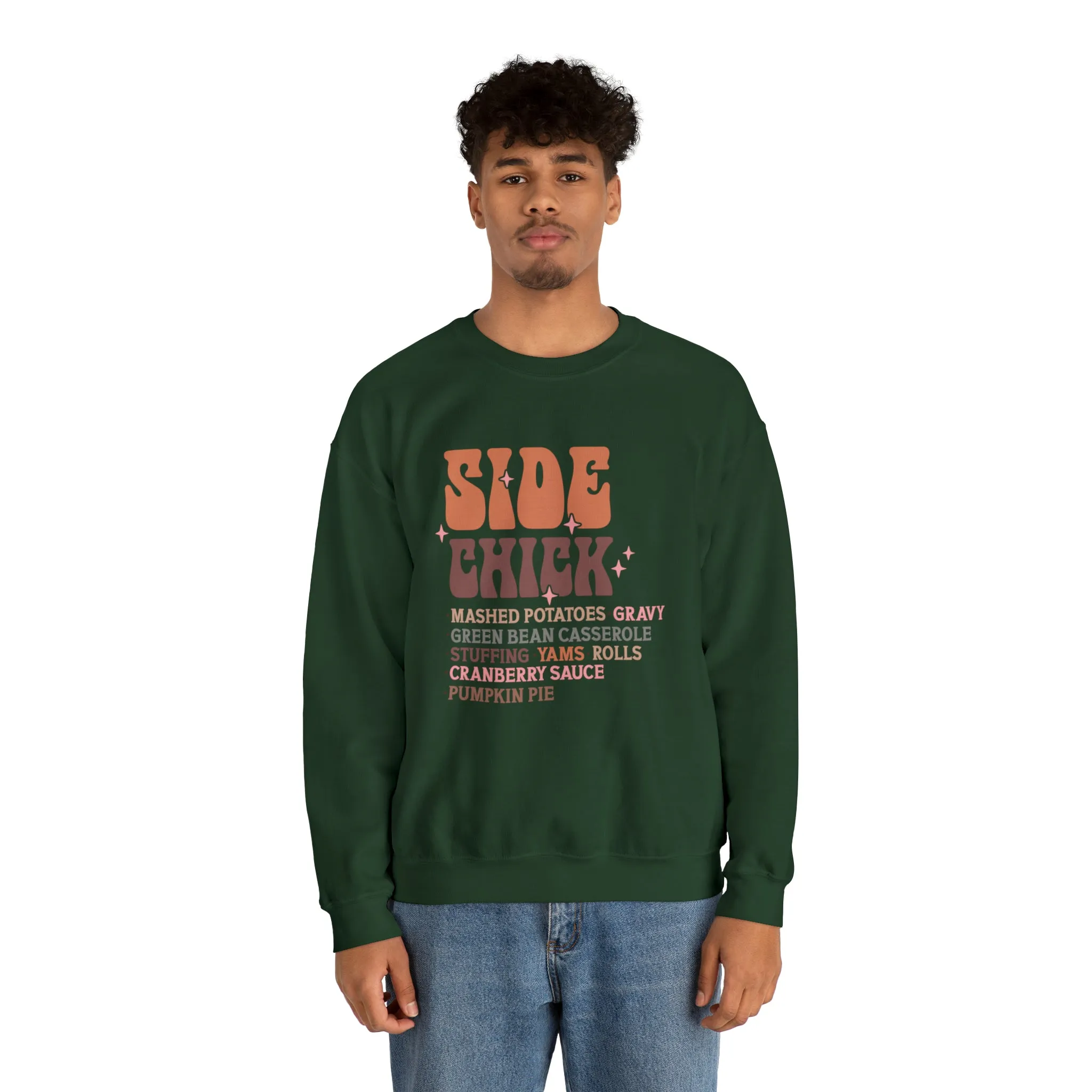 Side Chick Thanksgiving Crewneck Sweatshirt | Unisex Sizing | Falls Favorite