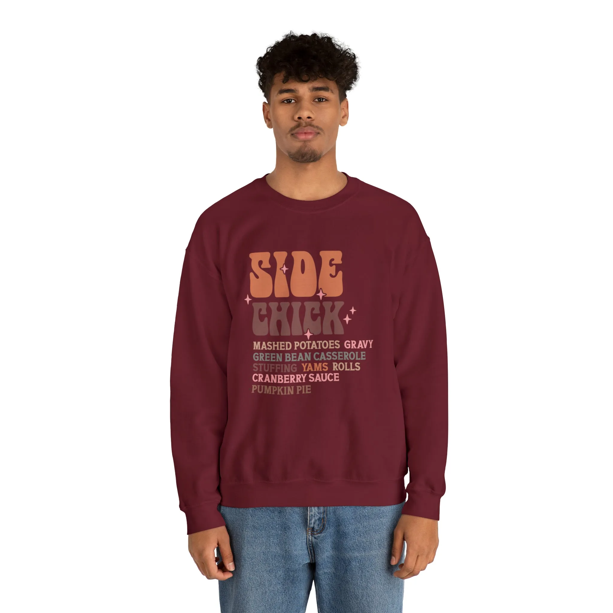 Side Chick Thanksgiving Crewneck Sweatshirt | Unisex Sizing | Falls Favorite