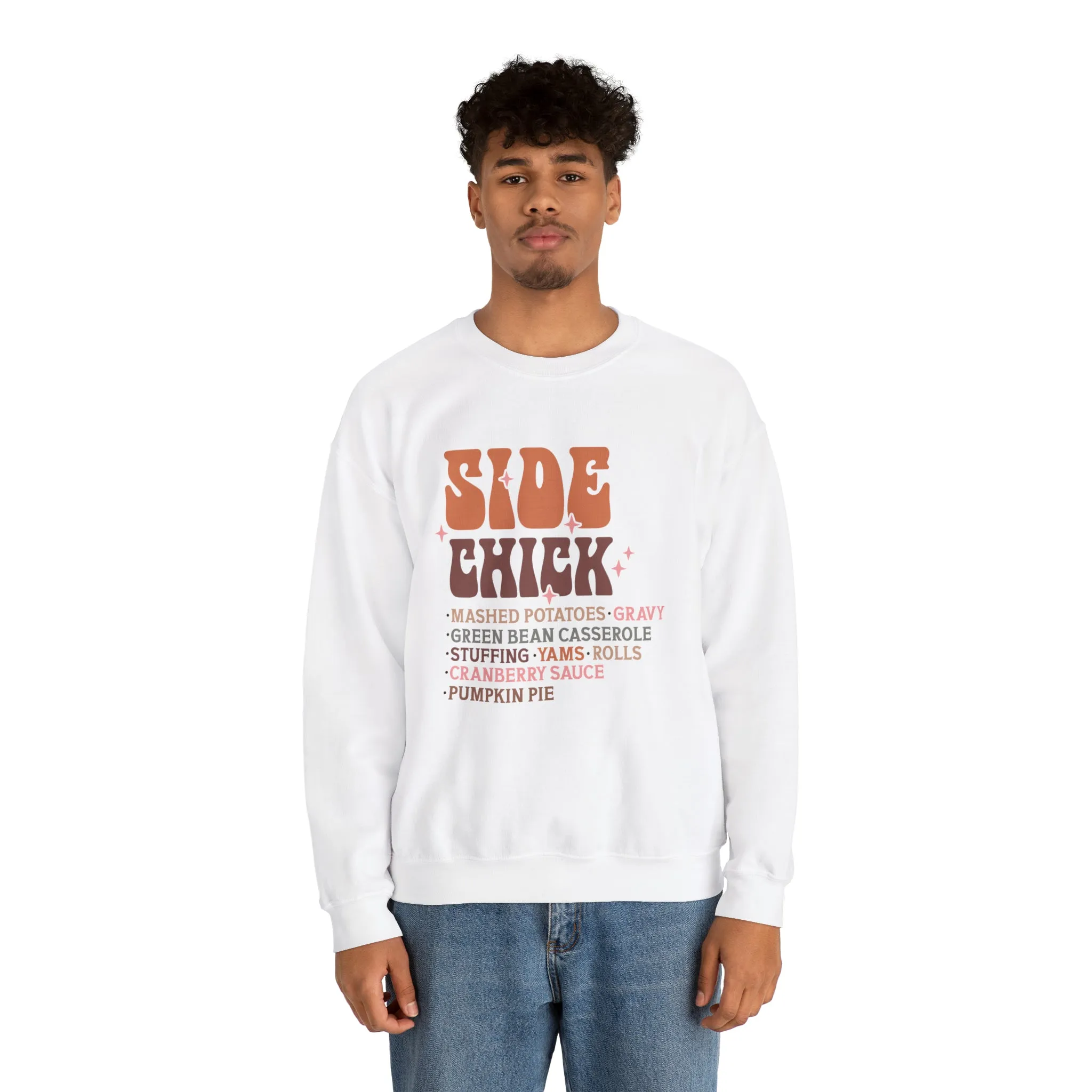 Side Chick Thanksgiving Crewneck Sweatshirt | Unisex Sizing | Falls Favorite