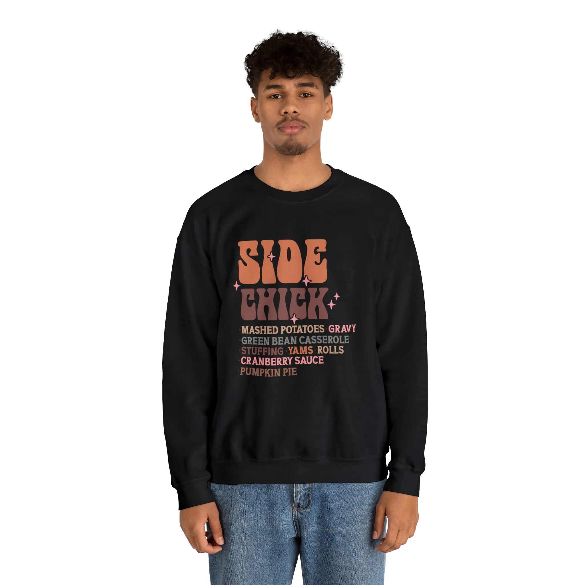 Side Chick Thanksgiving Crewneck Sweatshirt | Unisex Sizing | Falls Favorite