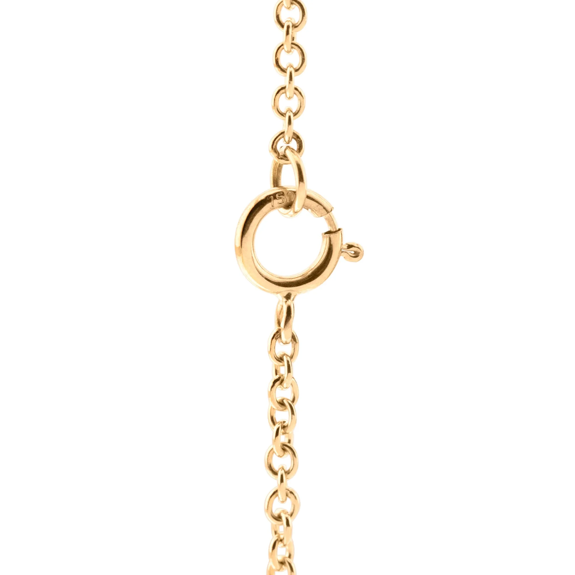 Signature Gem Necklace, Watermelon Tourmaline, Mid-Length