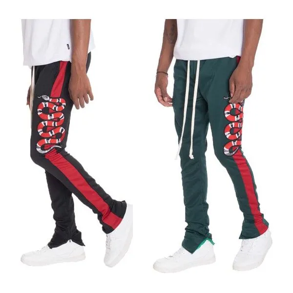 Snake Patched Track Pants