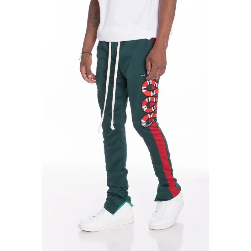Snake Patched Track Pants