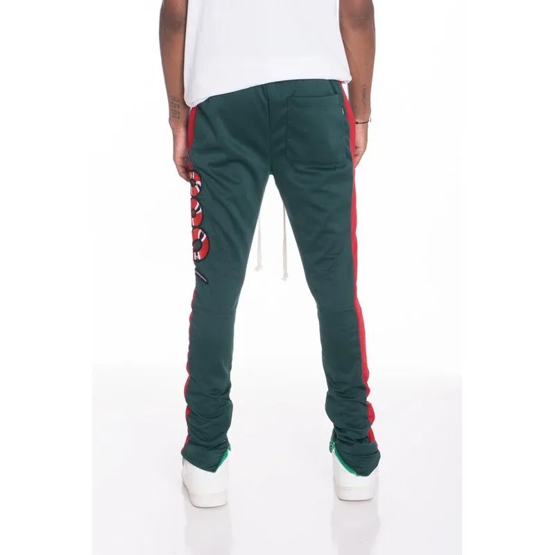Snake Patched Track Pants