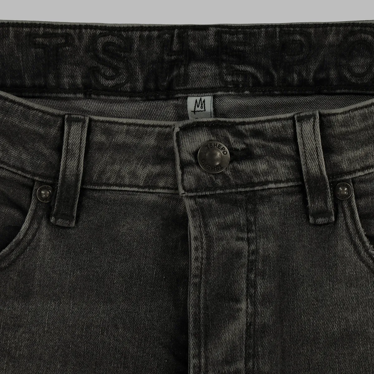 TSHEPO MENS DIKGOSI JEANS, GREY