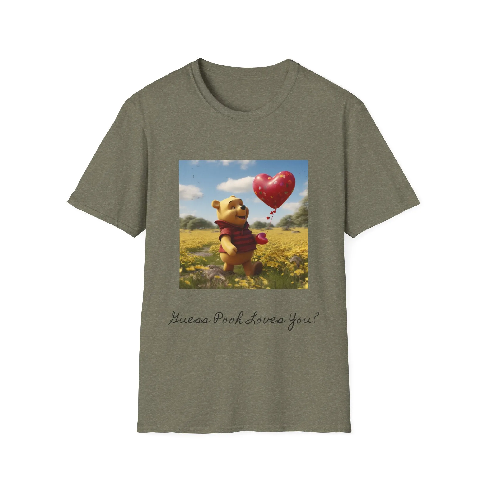Unisex Softstyle T-Shirt-Winnie The Pooh-Valentines Day