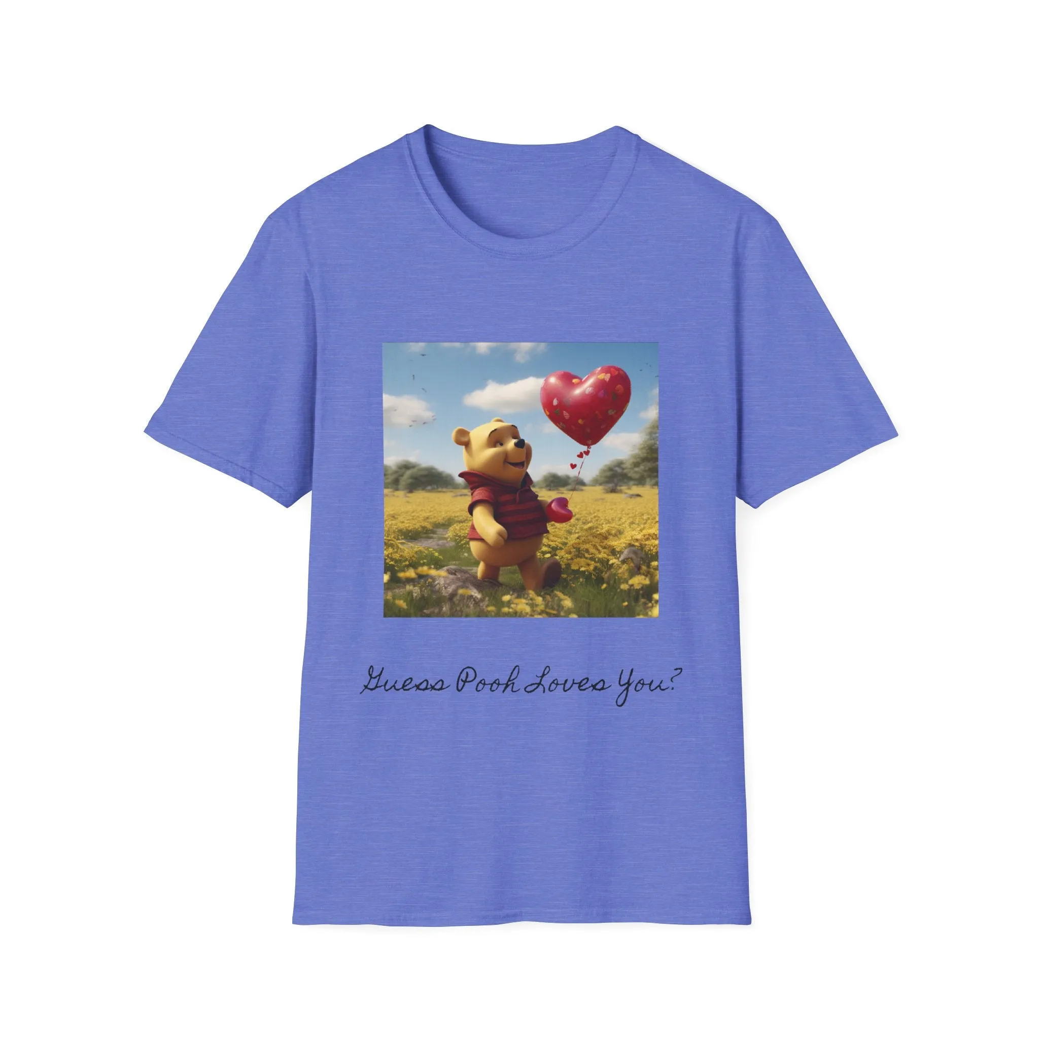 Unisex Softstyle T-Shirt-Winnie The Pooh-Valentines Day