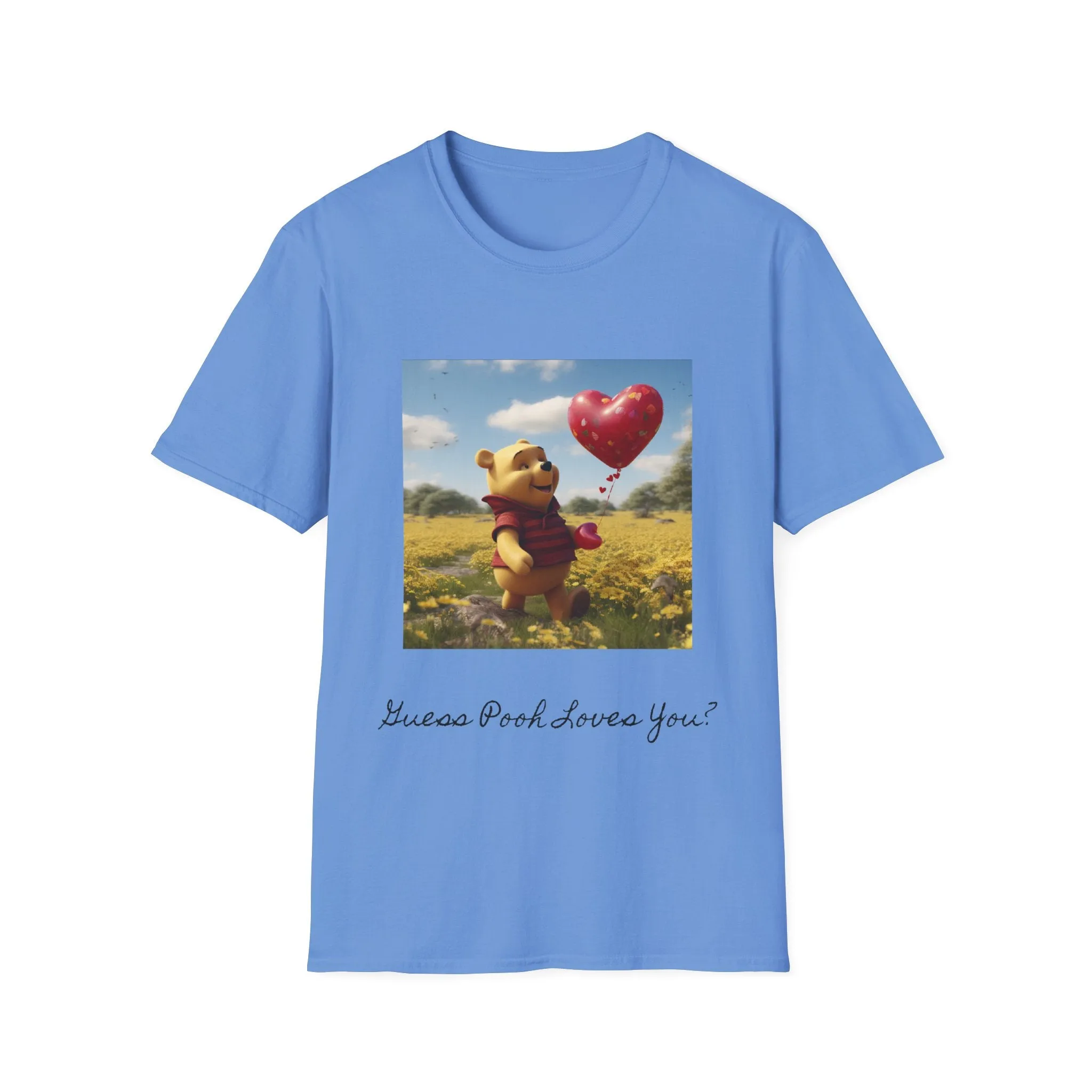 Unisex Softstyle T-Shirt-Winnie The Pooh-Valentines Day