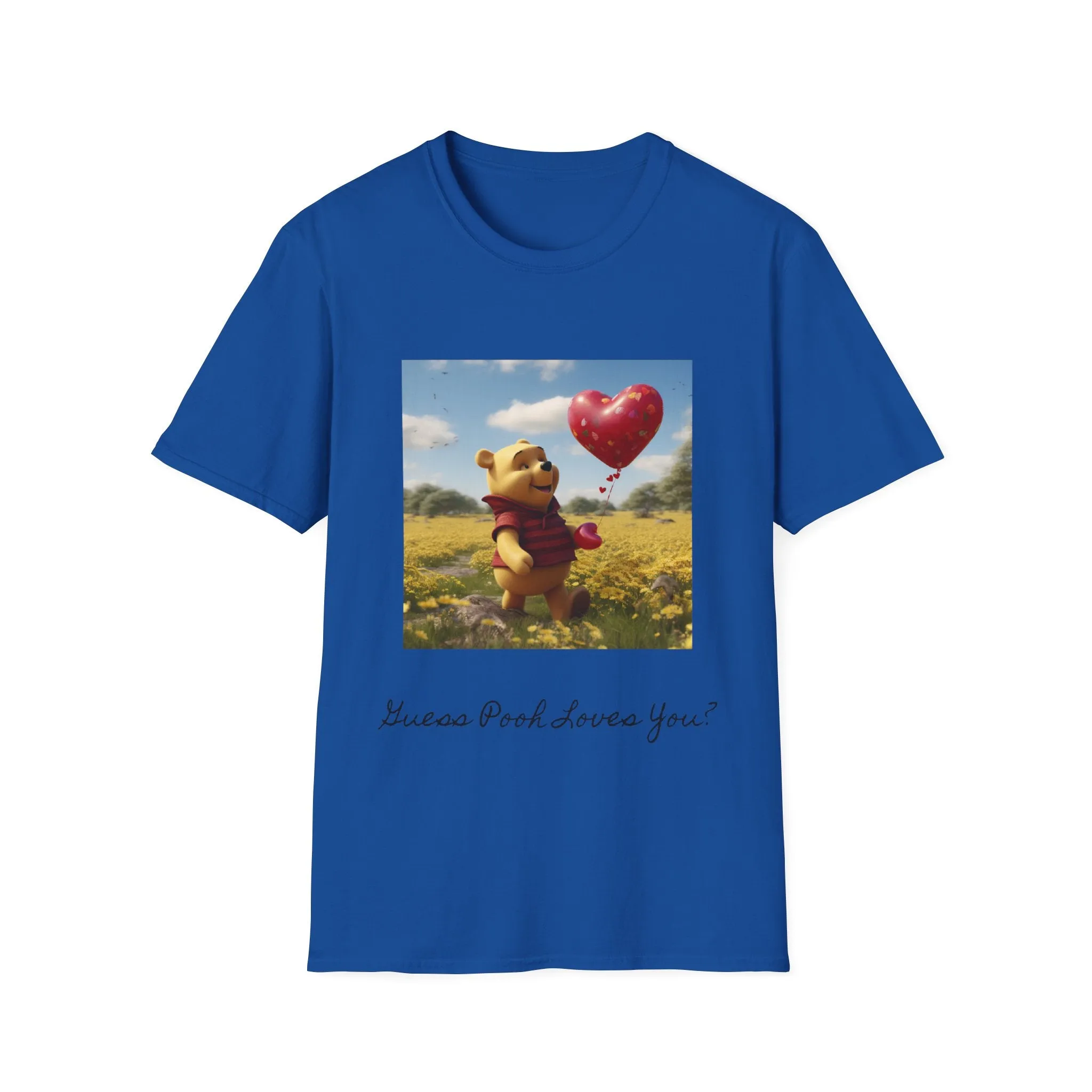 Unisex Softstyle T-Shirt-Winnie The Pooh-Valentines Day
