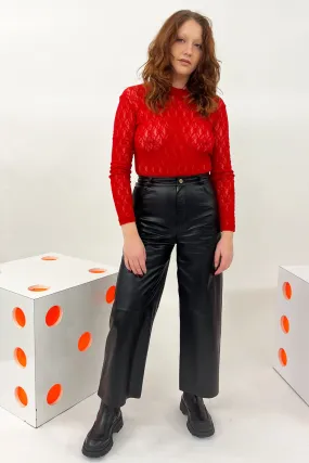Vivetta - Lace Jumpsuit: Red